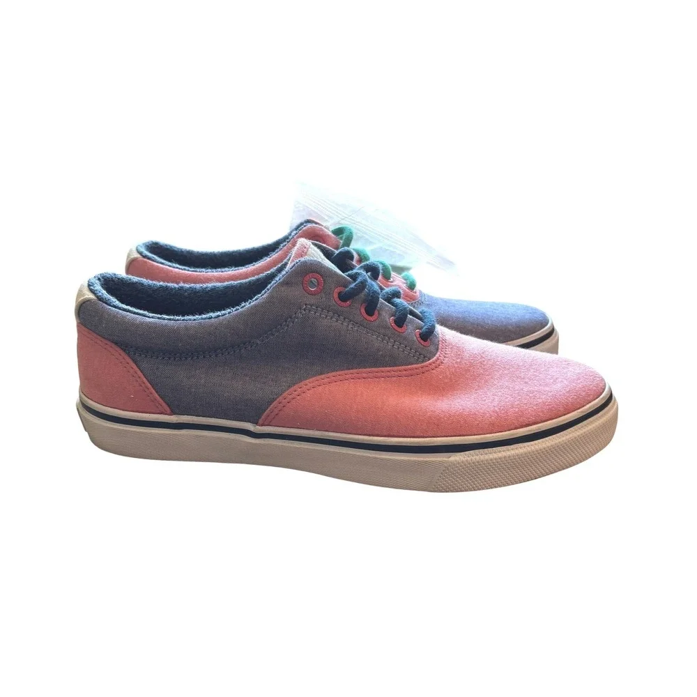 Sperry Extra Butter Mens 9.5 Pink Blue CVO Country Club Golf Sneakers Ball inc.